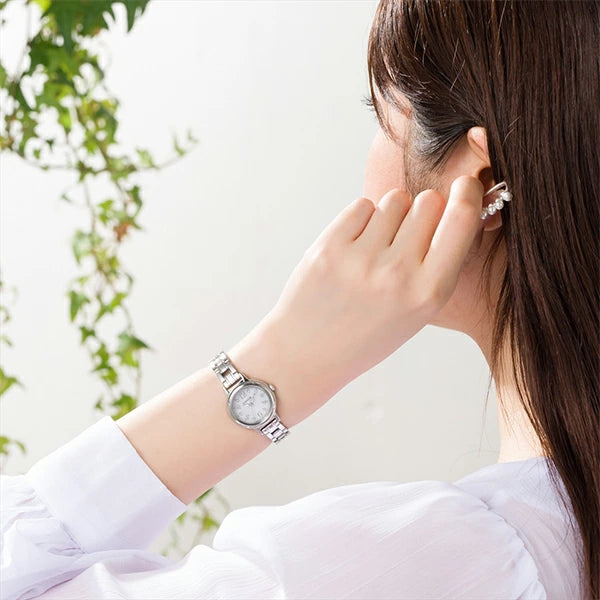 シチズン CITIZEN ウィッカ wicca ソーラーテック スワロフスキー・クリスタル レディース 腕時計 KH9-914-15