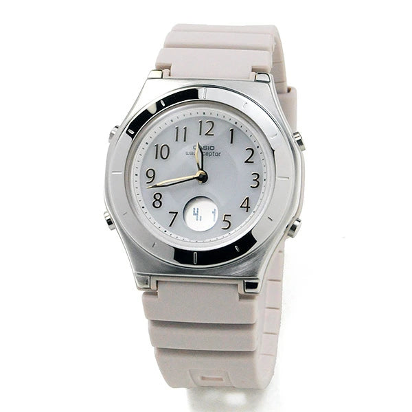 国内正規保証 カシオ レディース 腕時計 グレージュカラー ソーラー電波時計  casio LWA-M145-4AJF 22,0 CASIO  ウェーブセプター 女性用 電波ソーラー 防水 ランキング  ギフト 人気 国内正規品