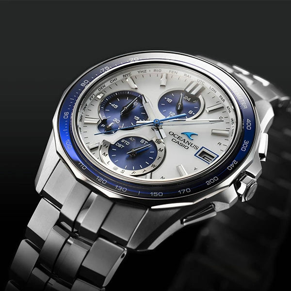 casio オシアナス 腕時計 メンズ 電波ソーラー モバイルリンク 時計 日本製 Manta OCW-S7000D-7AJF 200【お取り寄せ品】