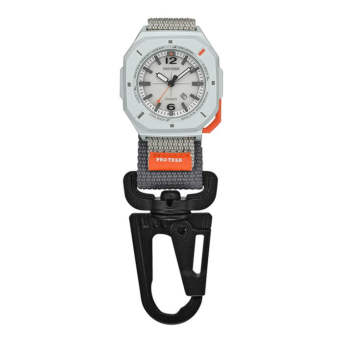 CASIO PRO TREK プロトレック PRJ-01AE-7JR 28.5 2026年7月 Hiker Line ハイカーライン ソーラー ホワイト カラビナ付 10気圧防水 メンズ レディース 腕時計 国内正規品