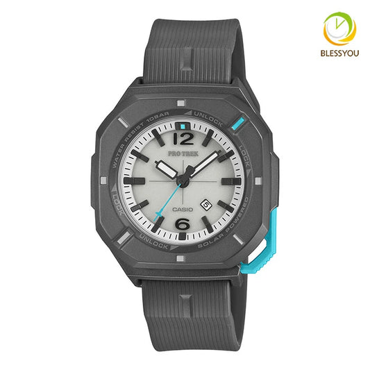 CASIO PRO TREK プロトレック PRJ-01AE-8JR 28.5 2026年7月 Hiker Line ハイカーライン ソーラー グレー カラビナ付 10気圧防水 メンズ レディース 腕時計 国内正規品