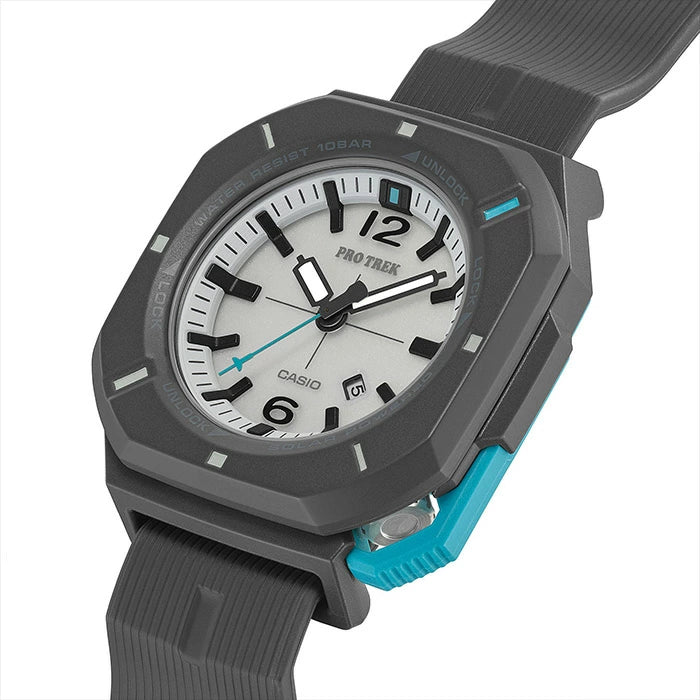 CASIO PRO TREK プロトレック PRJ-01AE-8JR 28.5 2026年7月 Hiker Line ハイカーライン ソーラー グレー カラビナ付 10気圧防水 メンズ レディース 腕時計 国内正規品