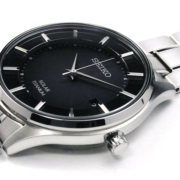 SEIKO ソーラー時計 セイコーセレクション メンズ 腕時計 チタン SBPX103 [35,0]  made in japan