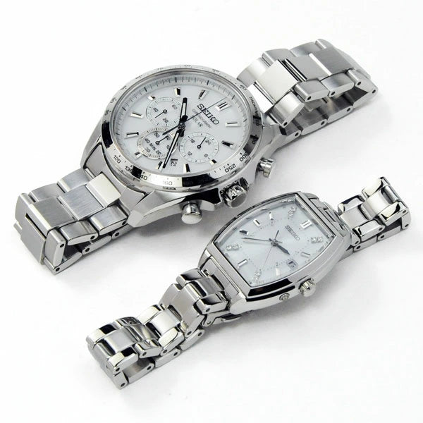 SEIKO さりげないペアウォッチ ソーラー駆動 SBPY179-SWFH143 [87,0]  セイコーセレクション  腕時計 ペア 光発電 ソーラー時計 喜ばれる贈り物 お祝いに 記念に ペア