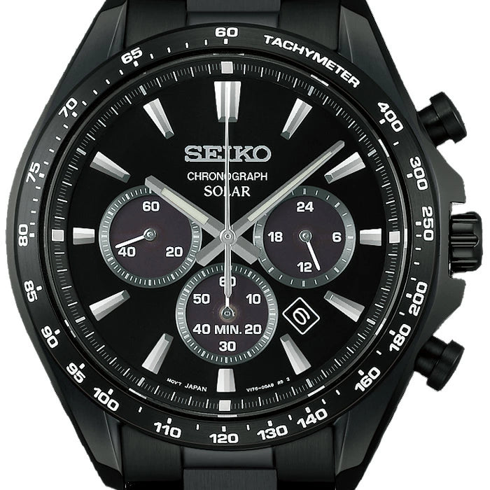 さりげないペアウォッチ SEIKO ソーラー SBPY187-SSVR141 [96,0]  セイコー  腕時計 オールブラック 黒 フルブラック ペア 光発電 ソーラー時計 喜ばれる贈り物 お祝いに 記念に ペアギフト 人気 クール ファッション