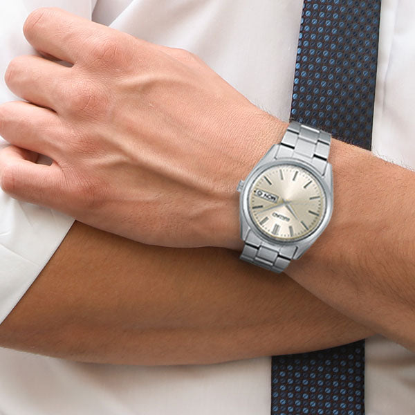 セイコーセレクション メンズ 腕時計 SEIKO SBTH007 028  DAY DATE シャンパンゴールド  電池式クオーツ時計