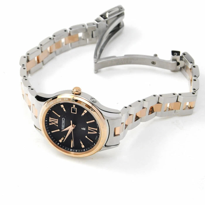 セイコー ルキア 腕時計 レディース ソーラー電波修正  SEIKO LUKIA SSVV090 [68,0] ダークチョコ色文字盤 電波ソーラー