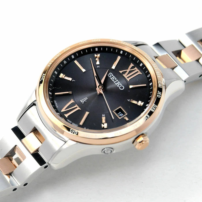 セイコー ルキア 腕時計 レディース ソーラー電波修正  SEIKO LUKIA SSVV090 [68,0] ダークチョコ色文字盤 電波ソーラー