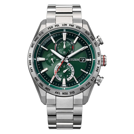 シチズン アテッサアクトライン  AT8181-63W  CITIZEN ATTESA エコドライブ ソーラー 電波時計 腕時計 メンズ110,0