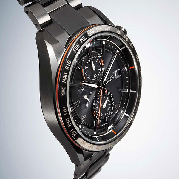 シチズン アテッサ CITIZEN ATTESA エコドライブ ソーラー 電波時計 腕時計 メンズ AT8185-62E 145,0
