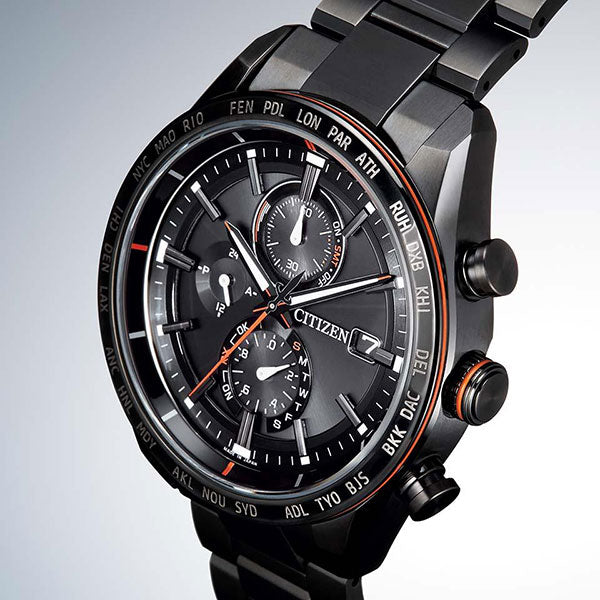 シチズン アテッサ CITIZEN ATTESA エコドライブ ソーラー 電波時計 腕時計 メンズ AT8185-62E 145,0