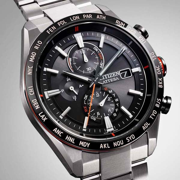 シチズン アテッサアクトライン  AT8189-61E  CITIZEN ATTESA エコドライブ ソーラー 電波時計 腕時計 メンズ 130