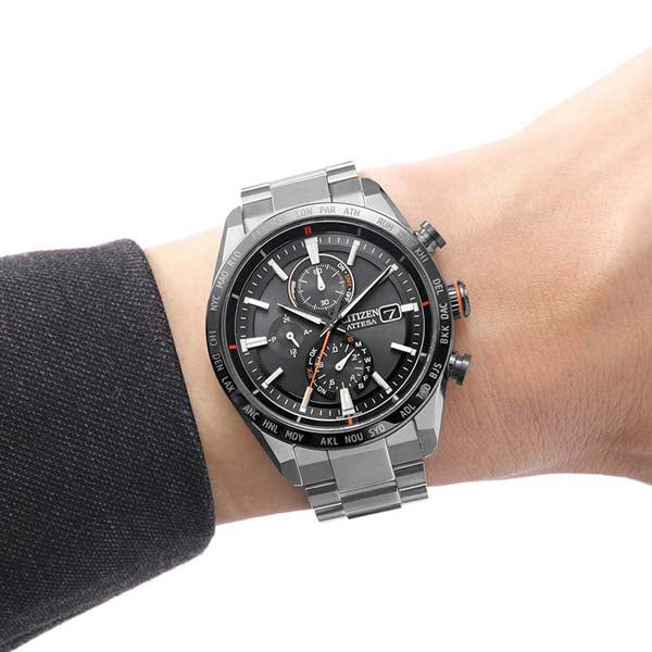 シチズン アテッサアクトライン  AT8189-61E  CITIZEN ATTESA エコドライブ ソーラー 電波時計 腕時計 メンズ 130