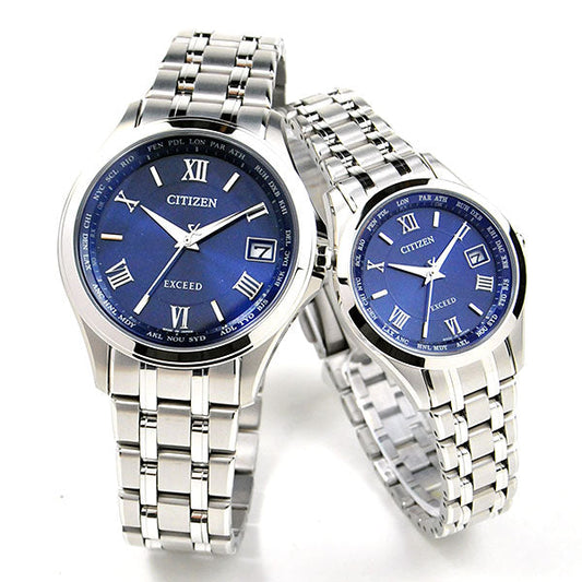 CITIZEN EXCEED シチズン エクシード ペアウォッチ CB1080-52L-EC1120-59L 260,0 エコドライブ ソーラー電波時計 日本製