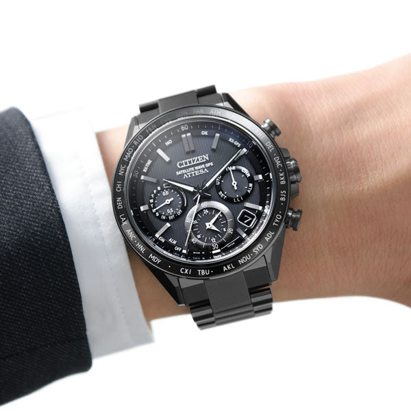 シチズン アテッサアクトライン  CITIZEN ATTESA CC4055-65E エコドライブ 電波ソーラー 腕時計 メンズ  アテッサ 2022年10月 280,0