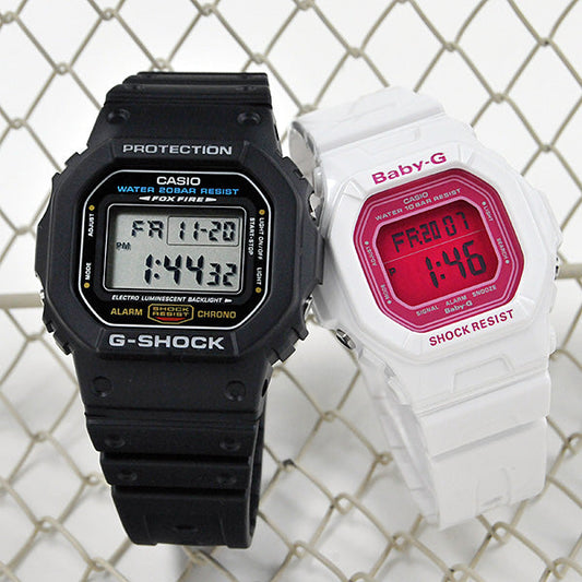 ペアウォッチ ジーショック Gショック ベビーＧ デジタル DW-5600E-1JF-BG-5601-7JF 19,5