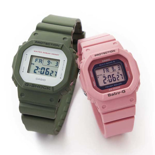 ペアウォッチ gショック ジーショック Gショック/ベビーＧ デジタルDW-5600M-3JF×BGD-5000UET-4JF 30,0