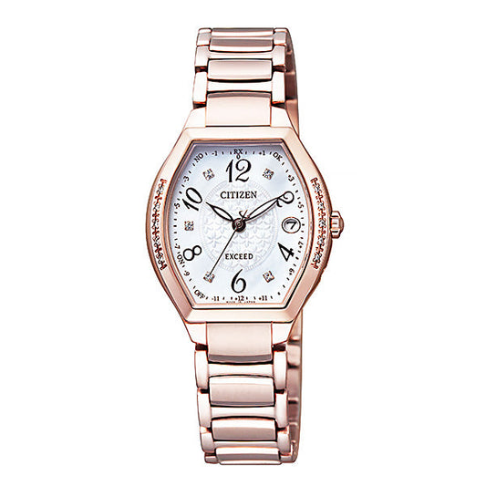 CITIZEN EXCEED シチズン ソーラー電波 腕時計 レディース エクシード  ES9385-57W 200,0
