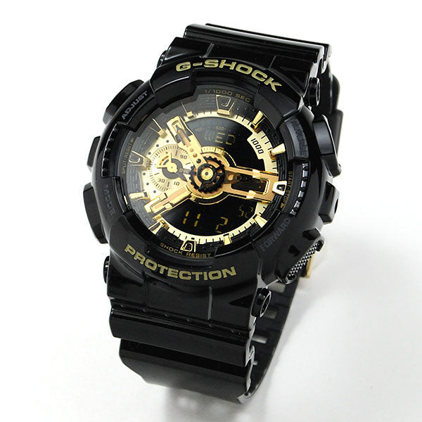 ジーショック ペアウォッチ GA-110GB-1AJF × BA-110X-1AJF 34,0 G－SHOCK 腕時計 ペア カップル ウォッチ Black × Gold ブラック ゴールド