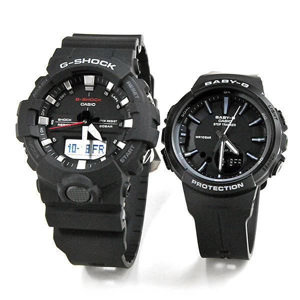 ペアウォッチ gショック G－SHOCKペア GA-800-1AJF-BGS-100SC-1AJF 30,5 秒針付 三針 ジーショック ペア腕時計