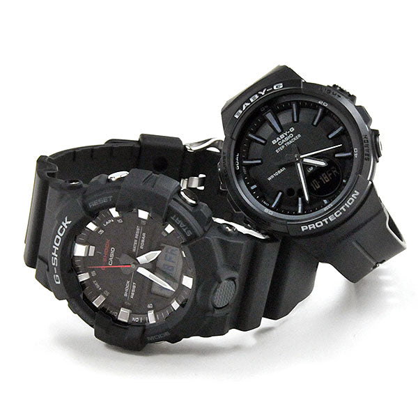 ペアウォッチ gショック G－SHOCKペア GA-800-1AJF-BGS-100SC-1AJF 30,5 秒針付 三針 ジーショック ペア腕時計
