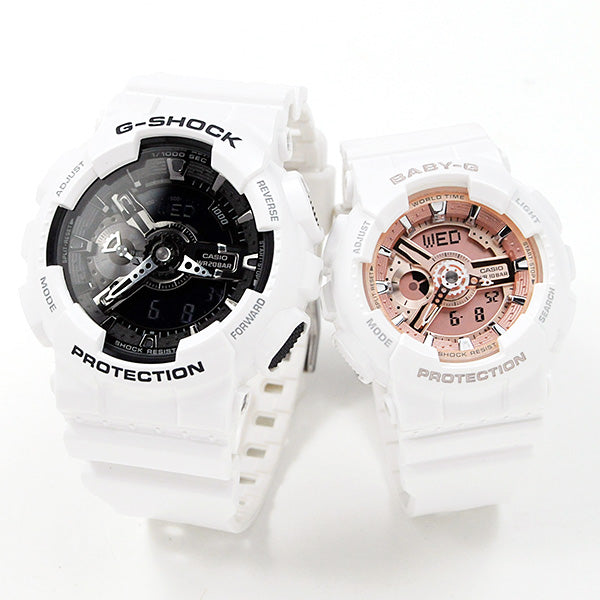 カシオ ペアウォッチ 腕時計 Gショック & ベビーG GA-110GW-7AJF-BA-110X-7A1JF 33,0