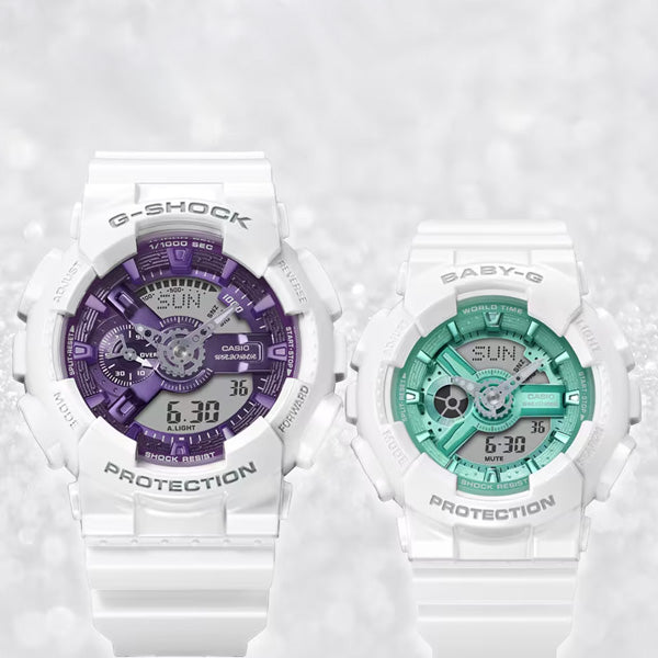 二人の絆 プレシャスハートセレクション G-SHOCK ペア GA-110WS-7AJF × BA-110XWS-7AJF (33,0)  2023年11月