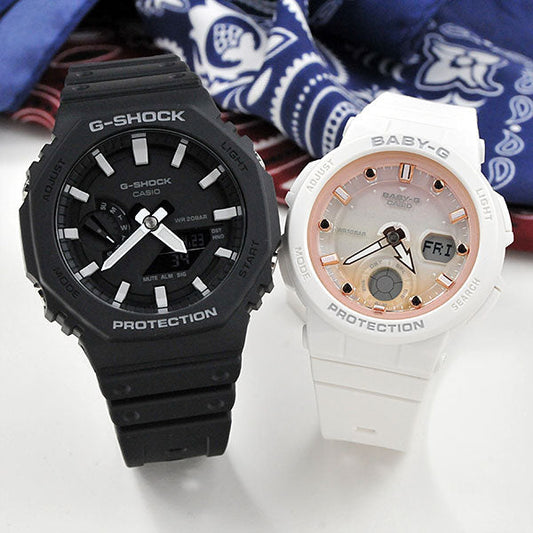ペアウォッチ ジーショック  G-shock Baby-G GA-2100-1AJF-BGA-250-7A2JF 27,5
