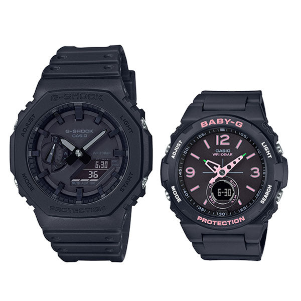 ペアウォッチ gショック   ベビーG G-shock Baby-G GA-2100-1A1JF-BGA-260SC-1AJF 27,5