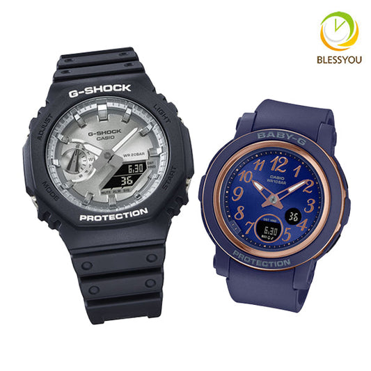 ペアウォッチ gショック ペア g-shock ペア腕時計 カシオ ブランド レディース GA-2100SB-1AJF BGA-290SA-2AJF 32,0