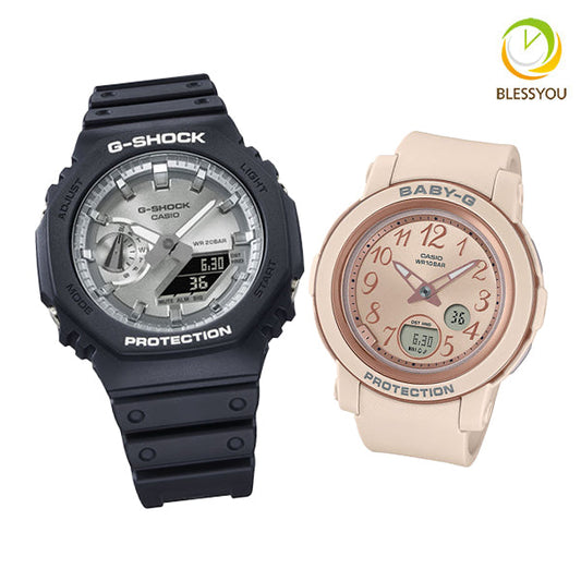 ペアウォッチ gショック ペア g-shock ペア腕時計 カシオ ブランド レディース GA-2100SB-1AJF BGA-290SA-4AJF 32,0