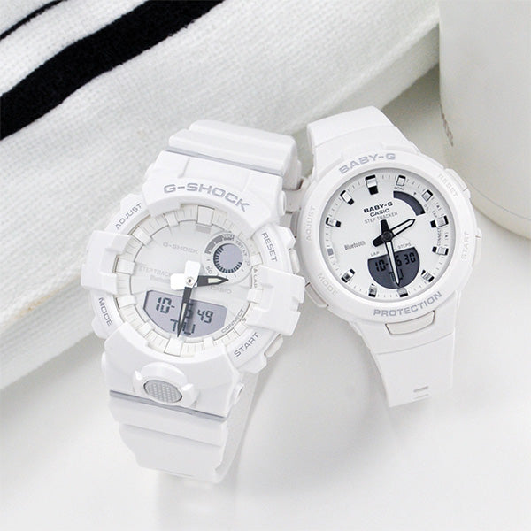カシオ Gショック&ベビーG G-SHOCK BABY-G ペアウォッチ G-SQUAD ジースクワッド 歩数計測機能付 GBA-800-7AJF-BSA-B100-7AJF 32,0 ※名入れ不可です