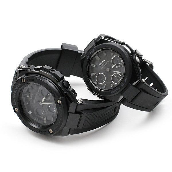 CASIO G-SHOCK BABY-G カシオ ソーラー電波 ペアウォッチ Gショック&ベビーG G-STEEL GST-W300G-1A1JF-MSG-W100G-1AJF 72,0