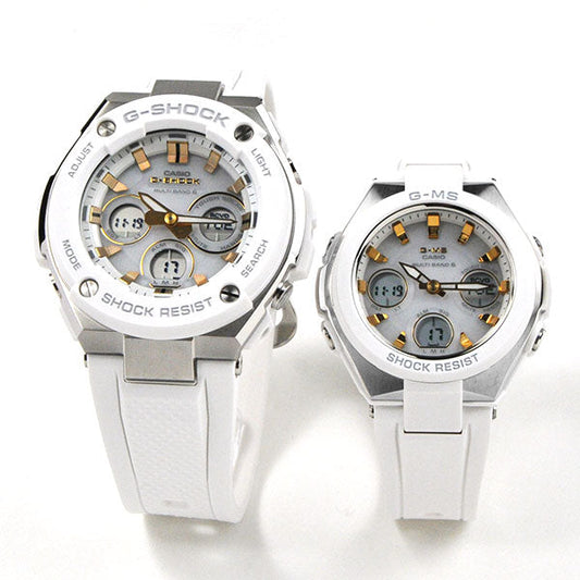 ペアウォッチ Gショック&ベビーG 電波 ソーラー G-shock & Baby-G GST-W300-7AJF-MSG-W100-7A2JF 65,0