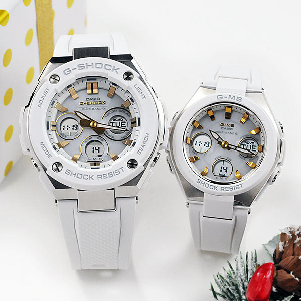 ペアウォッチ Gショック&ベビーG 電波 ソーラー G-shock & Baby-G GST-W300-7AJF-MSG-W100-7A2JF 65,0