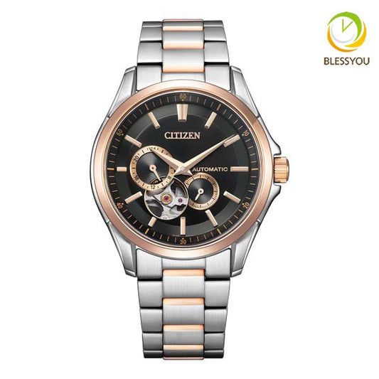 シチズンコレクション メカニカル オープンハート メンズ 腕時計 NP1014-77E 52.0 2023年11月