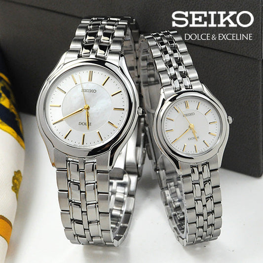 セイコー 腕時計 ドルチェ&エクセリーヌ 薄型ペアウォッチ SEIKO SACL009-SWDL099 110,0 【ペアウォッチ 腕時計 ペア ウォッチ ブランド カップル】