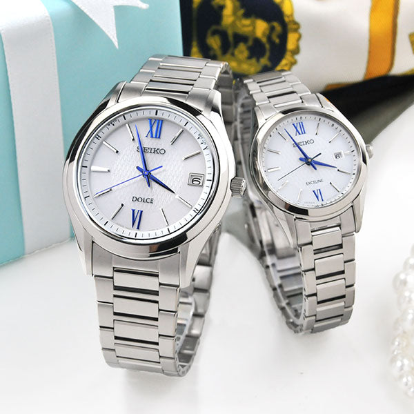 SEIKO DOLCE EXCELINE セイコー ソーラー電波 ペアウォッチ ドルチェ&エクセリーヌ SADZ185-SWCW145 200,0