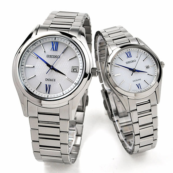 SEIKO DOLCE EXCELINE セイコー ソーラー電波 ペアウォッチ ドルチェ&エクセリーヌ SADZ185-SWCW145 200,0