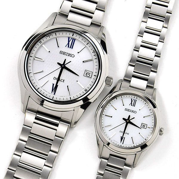 SEIKO DOLCE EXCELINE セイコー ソーラー電波 ペアウォッチ ドルチェ&エクセリーヌ SADZ185-SWCW145 200,0