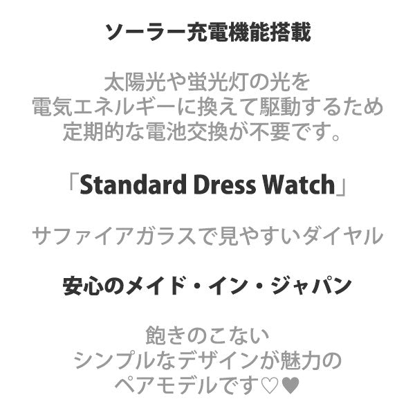 ペアウォッチ セイコー セレクション ソーラー black day date SEIKO SBPX083-STPX031 40,0