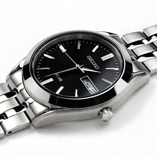 ペアウォッチ セイコー セレクション ソーラー black day date SEIKO SBPX083-STPX031 40,0