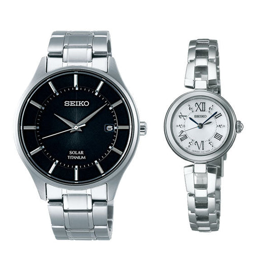 セイコー ペアウォッチ セイコーセレクション ソーラー SBPX103-SWFA151 54,0 SEIKO SELECTION 腕時計