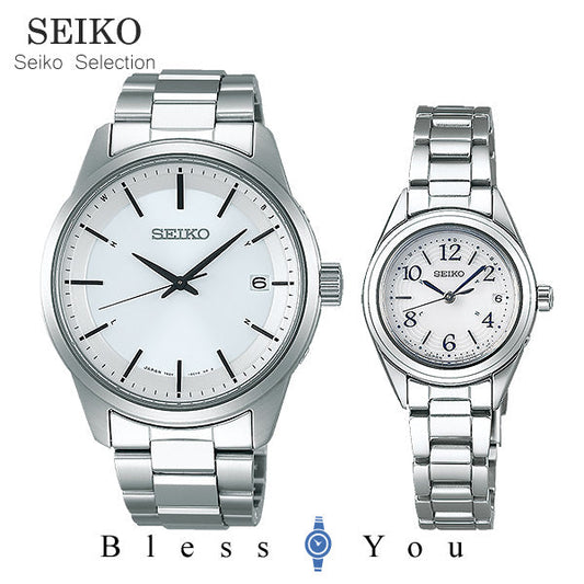 ペアウォッチ セイコーセレクション ソーラー電波時計 SEIKO SELECTION SBTM251-SWFH073 76,0