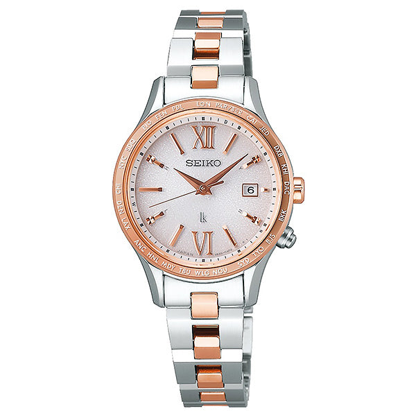 SEIKO LUKIA セイコー 腕時計 レディース ソーラー電波 ルキア SSVV036 58,0